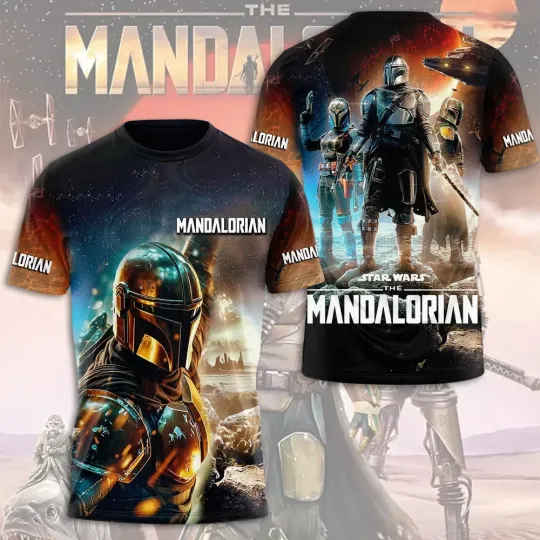 Discover Star Wars x Mandalorian 3D Shirt