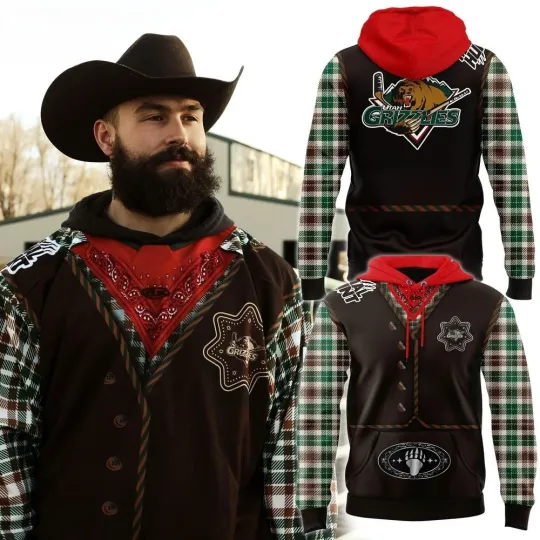 Discover Limited Edition Utah Grizzlies Wild West Hoodie 3D