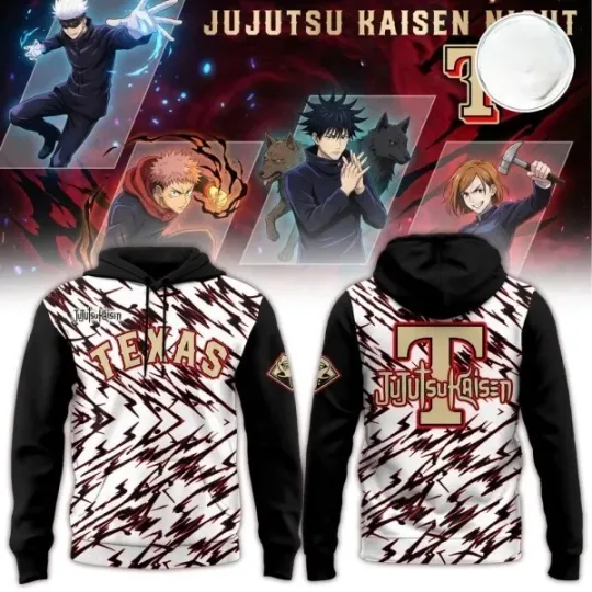Texas Rangers Jujutsu Satoru Special Edition Hoodie 3D