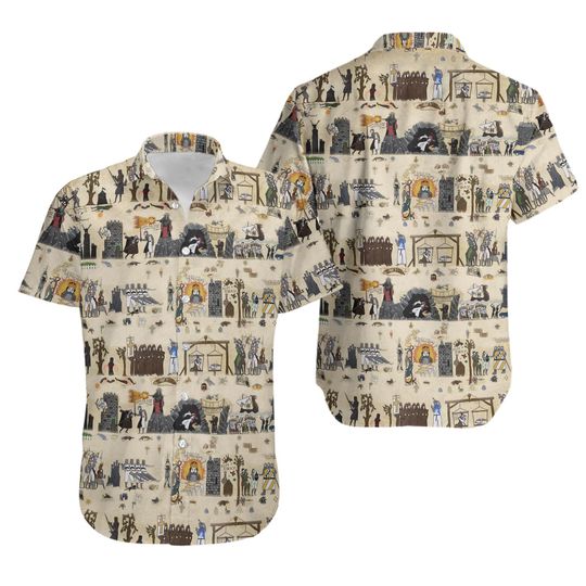 Bayeux Tapestry Monty Python Hawaiian Shirt
