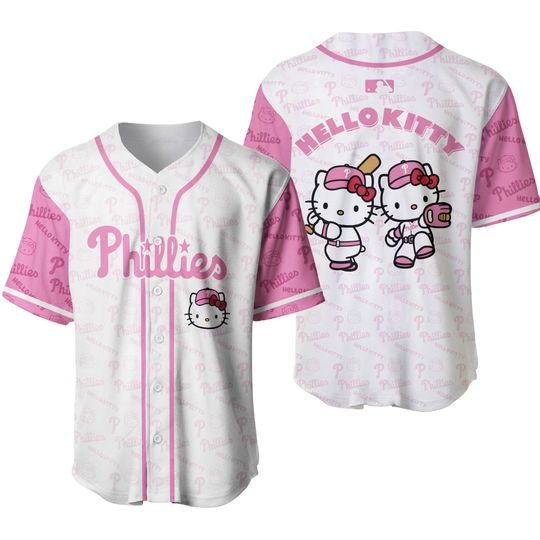 Philadelphia Phillies Hello Kitty Baseball Jersey