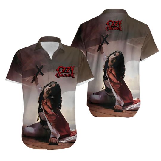 Ozzy Osbourne Blizzard Of Ozz Album Cover Hawaiian Shirt