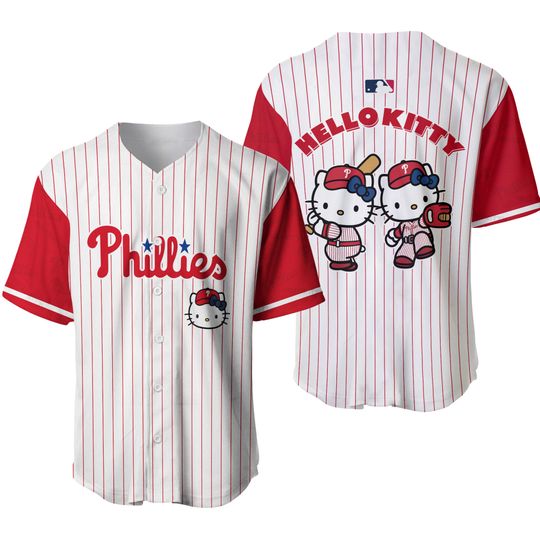Philadelphia Phillies Hello Kitty Baseball Jersey