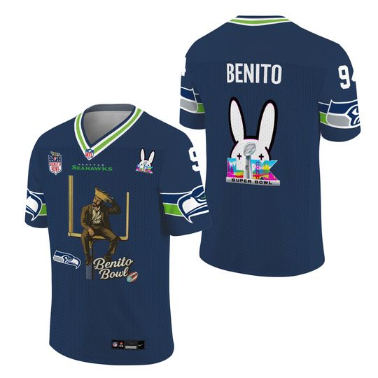 Seattle Seahawks x Bad Bunny Super Bowl LX 2026 Jersey