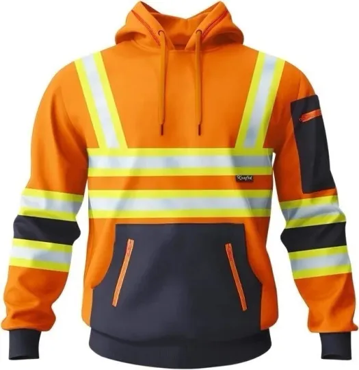 Discover Simulating men's work clothes 3D printed hoodie