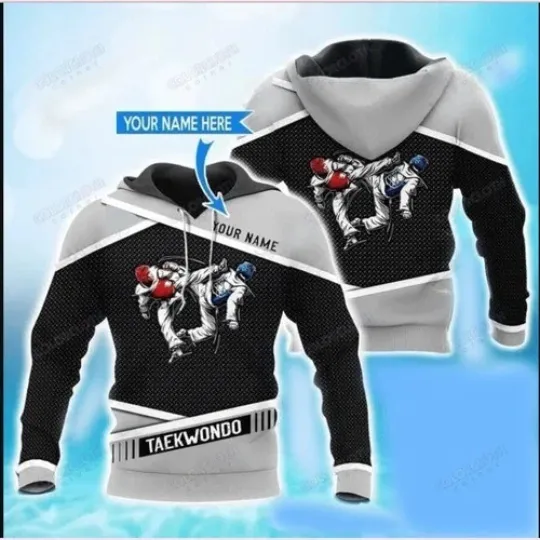 Discover Personalized Taekwondo 3D Hoodie - Mother’s Day Gift