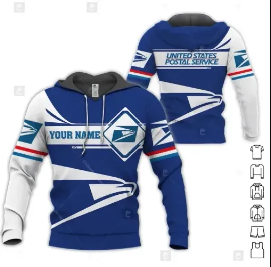 Discover Personalized Name Postal Worker 3D All Over Printed