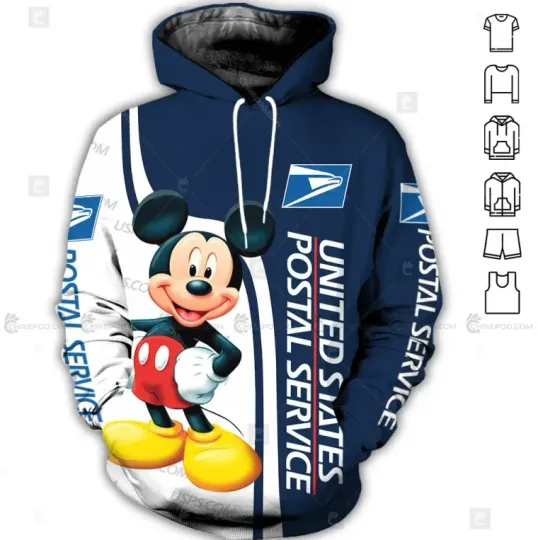 Discover Personalized Name Postal Worker 3D Hoodie