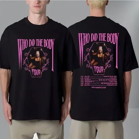 Discover Monaleo Who Did The Body Tour 2026 Inspired Double Sided T-Shirt