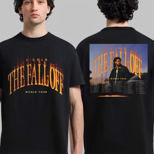 Discover J Cole The Fall Off World Tour 2026 Schedule Dates T-shirt