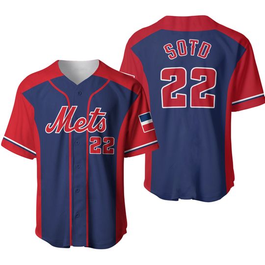 Ny Met Juan Soto1 Dominican Republic Baseball Jersey