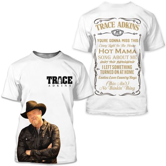 Trace Adkins Celebrating 30 Years 3D T-Shirt