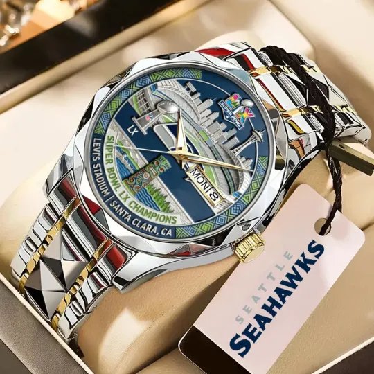 Discover Seahawks Champions Alloy Quartz Watch