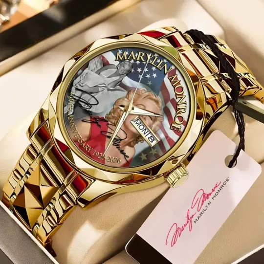 Discover Marilyn Monroe 100th Anniversary Alloy Quartz Watch