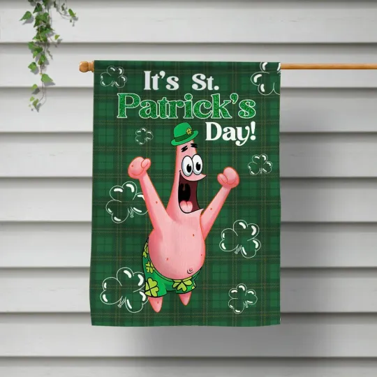 Discover Patrick St Patrick's Day Garden Flag House Flag