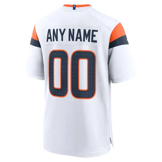 Discover Men's DEN Denver Personalized Name Number Stitched Custom Football Jersey