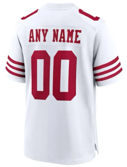 Discover Men's San Francisco SF Football Custom Jersey Personalized Name Number Stitched