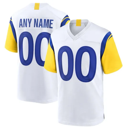 Discover Personalized Name Number Men's Football LAR Los Angeles Custom Jersey
