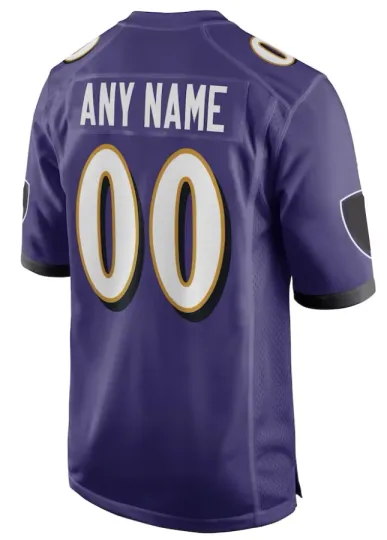 Discover Men's Custom Baltimore BAL Football Jersey Personalized Name Number