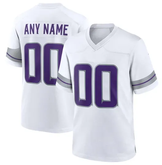 Discover Personalized Name Number Men's MIN Minnesota Custom Football Jersey