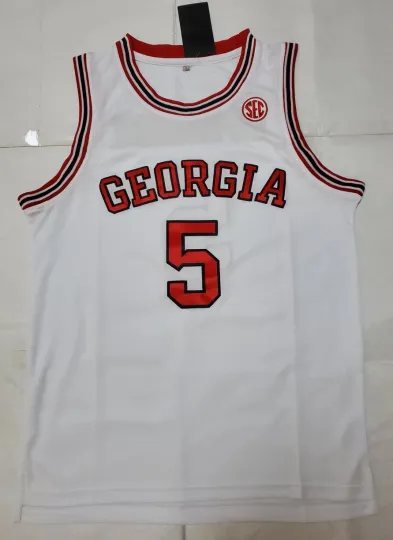 Men Anthony Edwards Georgia #5 Jersey