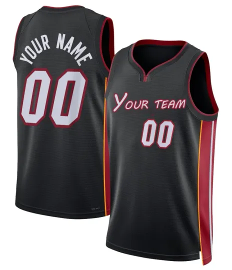 Discover Custom MIA Miami Basketball Jersey Personalized Team Name Number