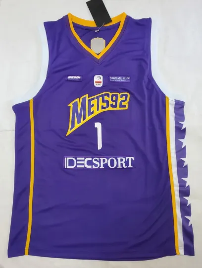 Discover Victor Wembanyama Metropolitans 92 Mets 92 #1 Jersey