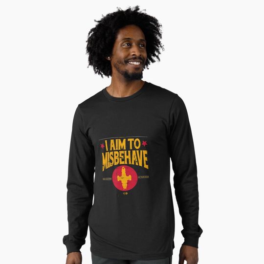 Discover I aim to Misbehave Long Sleeve T-Shirt