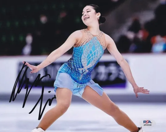 Discover Alysa Liu Figure Skating 2026 Olympics Signed Print Poster