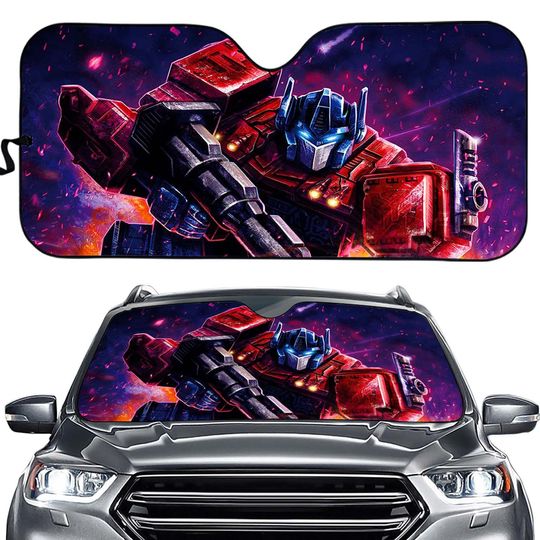 Optimus Prime Transformers Car Sun Shade