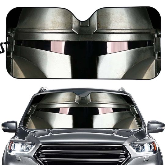 The Mandalorian Star Wars Movie Car Sunshade
