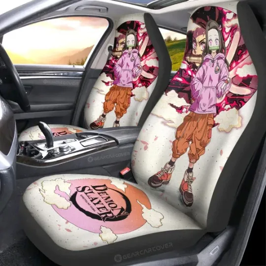 Discover neko Kamado Car Seat Covers
