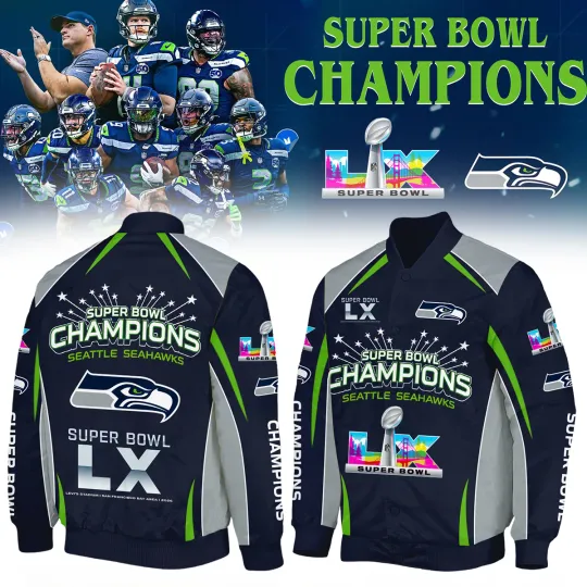 Seatle Seahawks Super Bowl Champs 2026 All Over Print Baseball Jacket