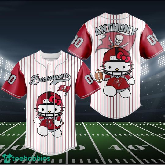 Custom Tampa Bay Buccaneers Hello Kitty Baseball Jersey