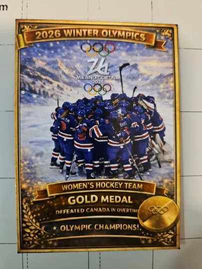 2026 Winter Olympics Medal Series Card - Women's Hockey Gold Medal