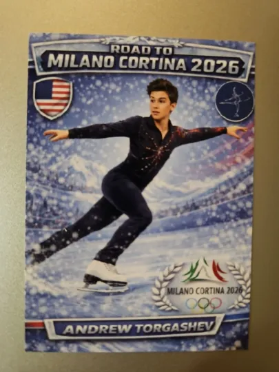 2026 Winter Olympics Caricature Card - Andrew Torgashev