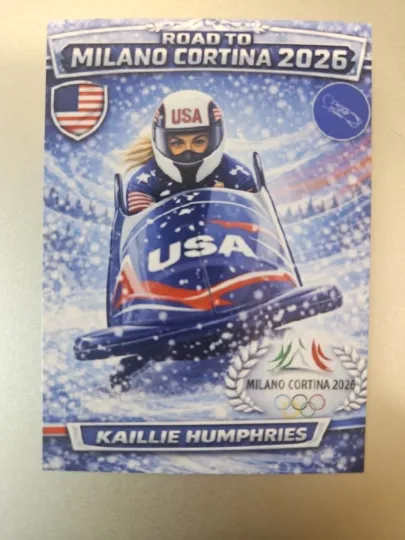 2026 Winter Olympics Caricature Card - Kaillie Humphries