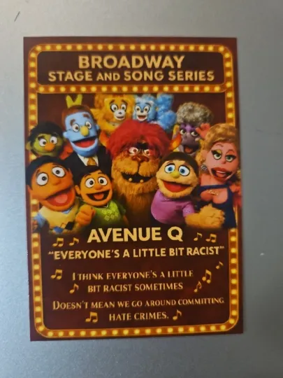 Broadway Stage And Song Series Card - Avenue Q