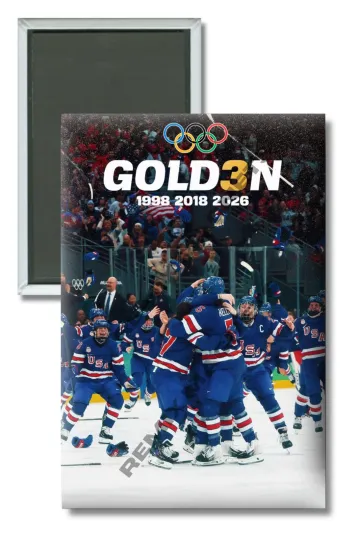 2026 Team USA Women's Hockey Winter Olympics Gold Medal Winners Magnet