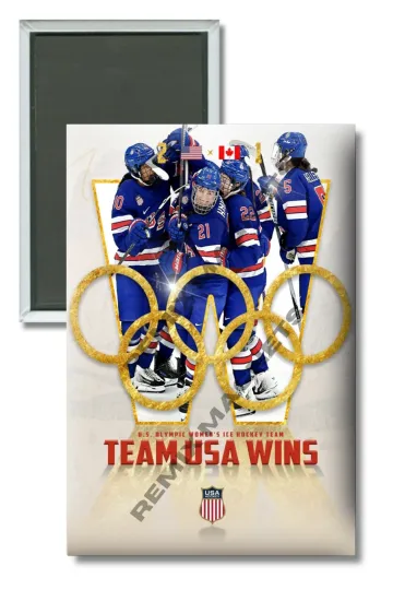 2026 Team USA Women's Hockey Winter Olympics Gold Medal Winners Magnet