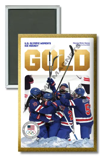 2026 Team USA Women's Hockey Winter Olympics Gold Medal Winners Magnet