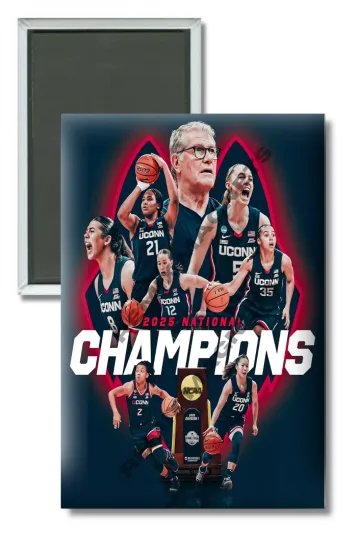 2025 Women's Basketball National Champions UConn Huskies Magnet