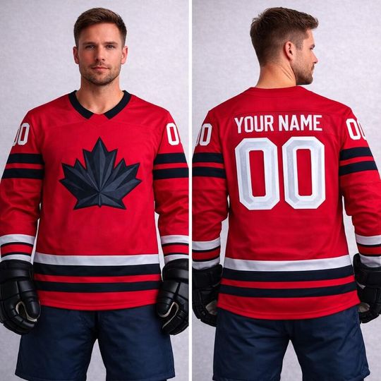 Discover Custom 2026 Canada Hockey Jersey  Personalization Canada Hockey Jersey