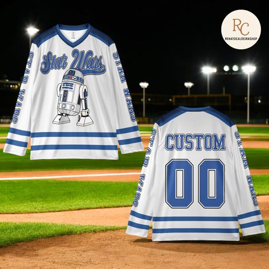 Discover Personalized Star Wars Hockey Jersey, Custom Star Wars Shirt, Hockey Team Outfit, Kids & Adults Fan Gift, Birthday or Family Trip Tee