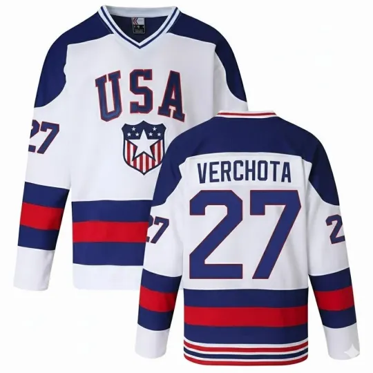 Custom Name & Number USA Hockey Jersey - Patriotic Fan Apparel - Team USA Jersey