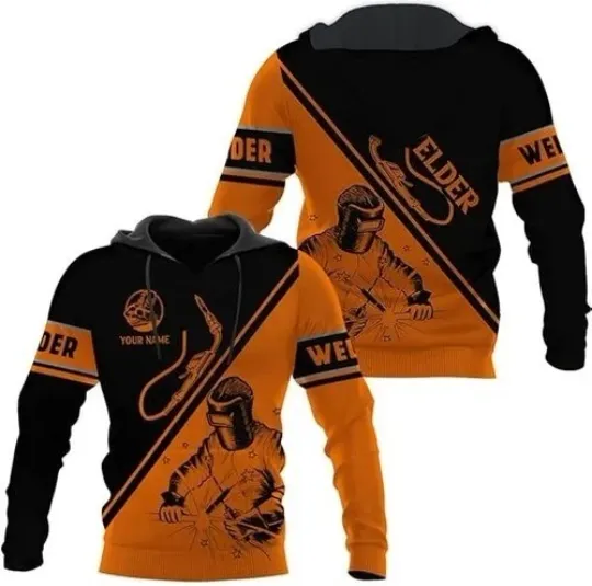 Discover Personalized Welder 3D Print Unisex Hoodie