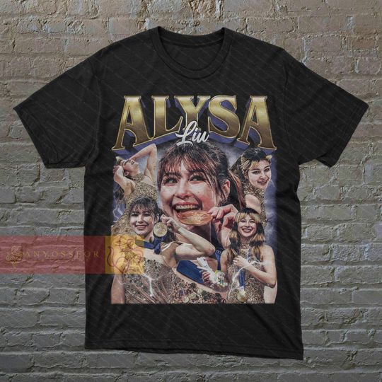 Discover Vintage Alyssa Liu Shirt Unisex Bootleg T-Shirt - 90s Retro Graphic Tee SR186
