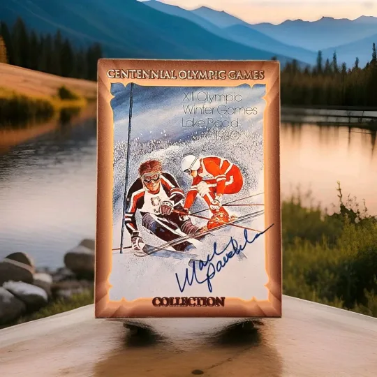 Miracle On Ice Mark Pavelich Signed Print 1980 Winter Olympics Poster Card Lake Placid