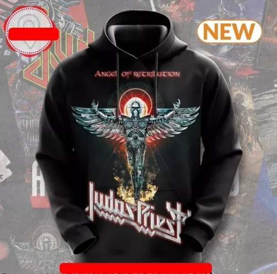 Judas Priest Angel of Retribution Hoodie 3D GLC054924