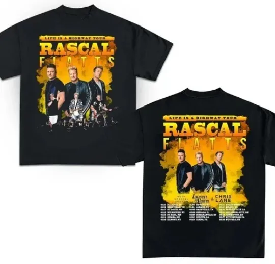 Discover Rascal Flatts 2026 Tour Rascal Flatts Band Tee Unisex T-Shirt